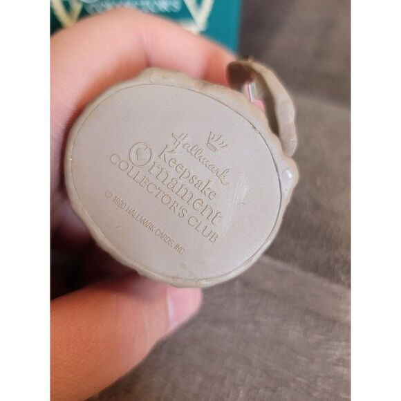 Hallmark 1990 Club Hollow ornament Xmas Decor owl - Picture 4 of 5